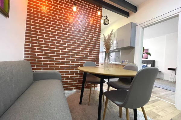 Shtepi me qera Apartament ne Tirane, 1+1, Mobilimi E mobiluar, Pagesa 600  Euro.