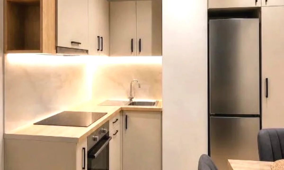 Shtepi ne shitje Apartament ne Tirane, 1+1, Mobilimi E mobiluar, Pagesa 85,000  Euro.