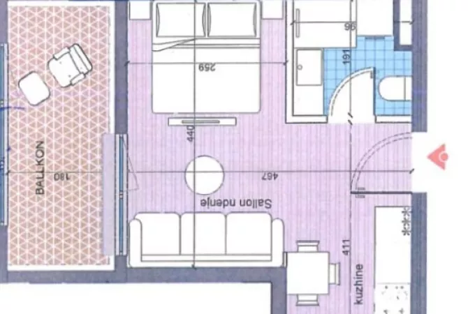 Shtepi ne shitje Garsoniere ne Tirane - 82,000 Euro