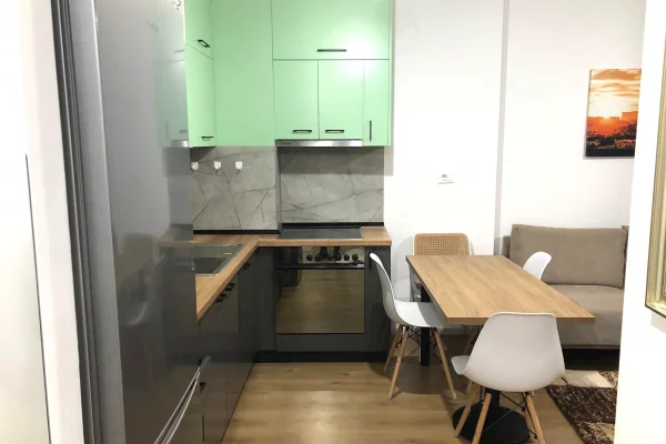 Shtepi me qera Apartament ne Tirane, 1+1, Mobilimi E mobiluar, Pagesa 45,000  Leke.