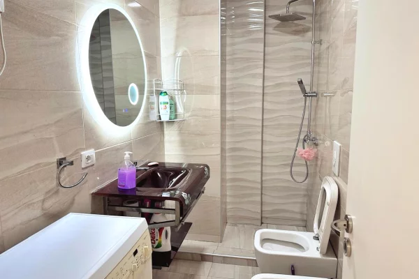 Shtepi me qera Apartament ne Tirane, 1+1, Mobilimi E mobiluar, Pagesa 65,000  Leke.