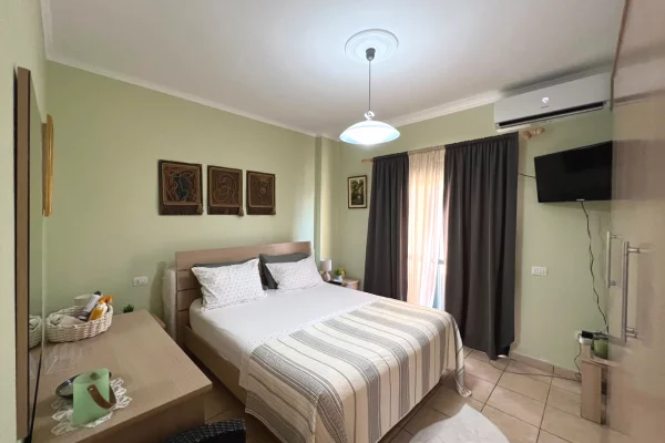 Shtepi me qera Apartament ne Durres, 1+1, Mobilimi E mobiluar, Pagesa 400  Euro.