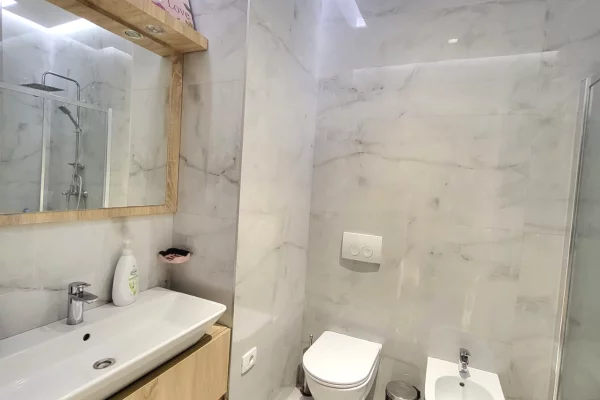 Shtepi me qera Apartament ne Tirane, 1+1, Mobilimi Pjeserisht e mobiluar, Pagesa 950  Euro.