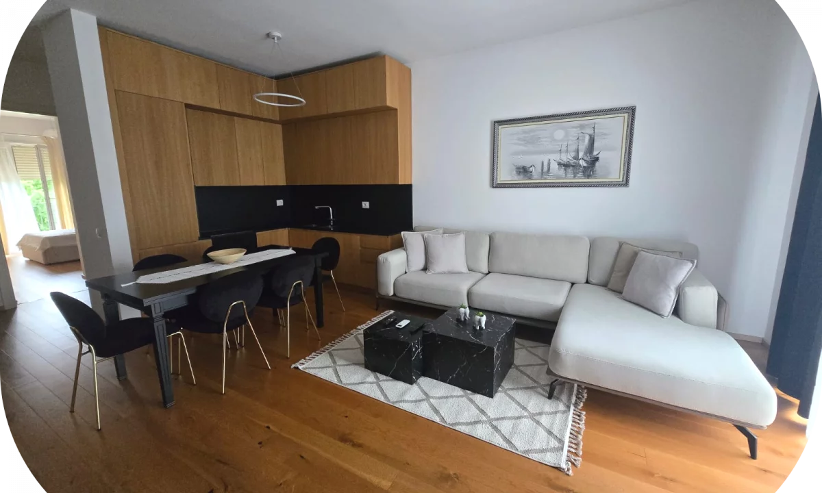 Shtepi me qera Apartament ne Tirane, 2+1, Mobilimi E mobiluar, Pagesa 1,200  Euro.