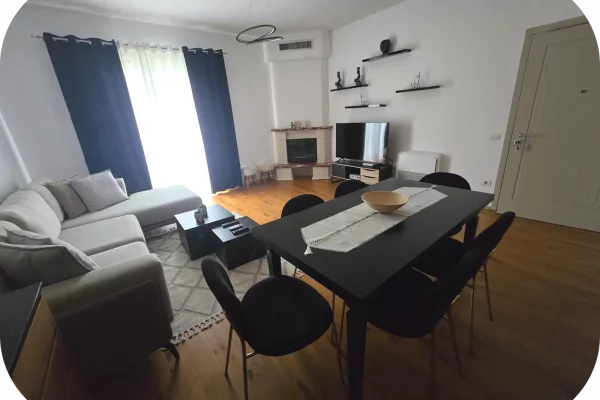 Shtepi me qera Apartament ne Tirane, 2+1, Mobilimi E mobiluar, Pagesa 1,200  Euro.