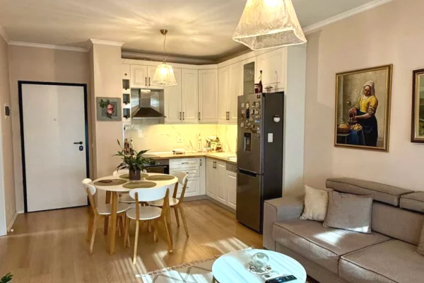 Shtepi me qera Apartament ne Tirane, 1+1, Mobilimi Pjeserisht e mobiluar, Pagesa 60,000  Leke.