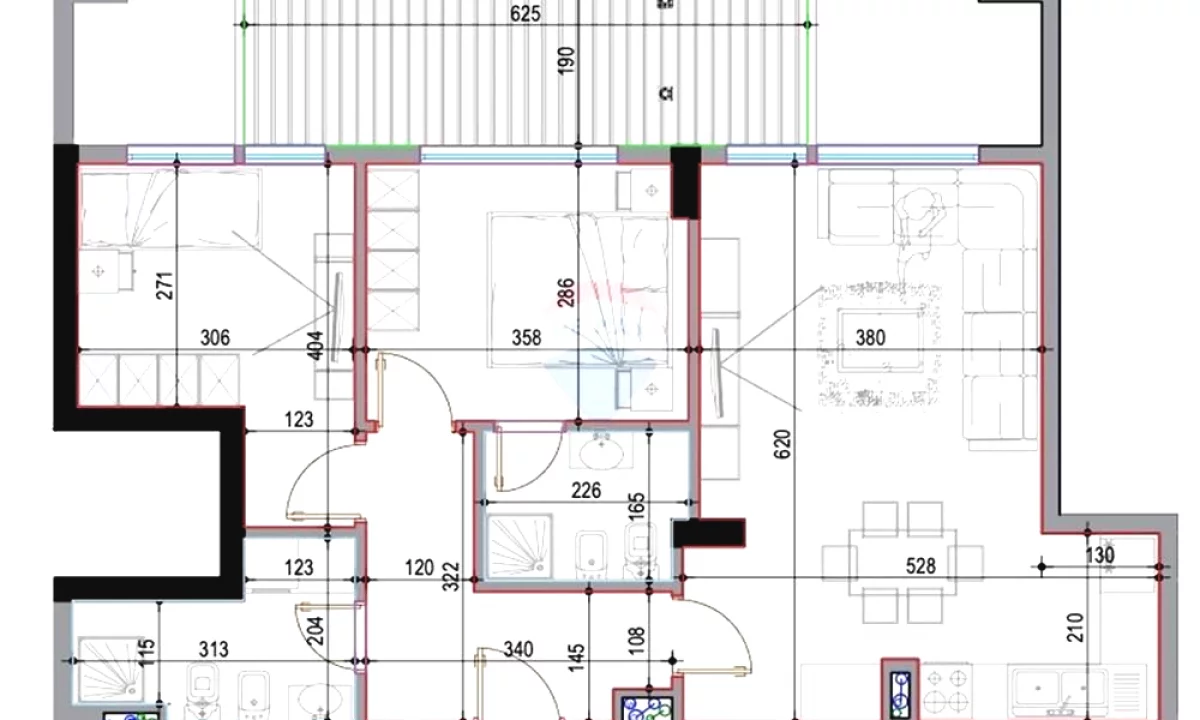 Shtepi ne shitje Apartament ne Tirane, 2+1, Mobilimi Bosh, pa mobiluar, Pagesa 121,200  Euro.