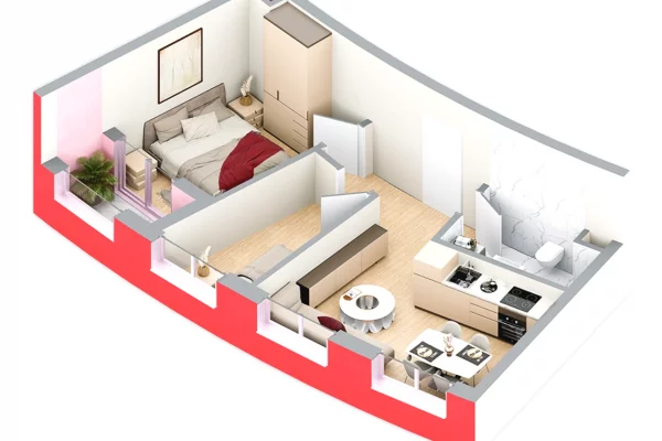 Shtepi ne shitje 2+1 ne Tirane - 110,000 Euro