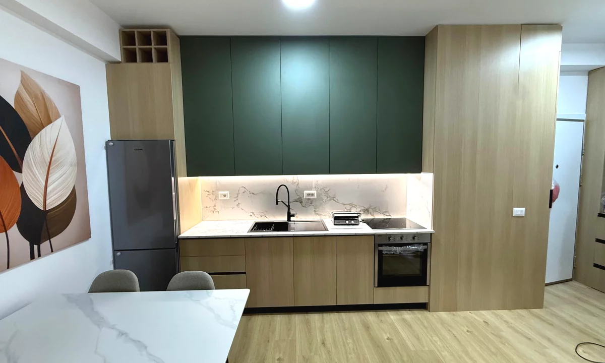 Shtepi me qera Apartament ne Tirane, 1+1, Mobilimi E mobiluar, Pagesa 50,000  Leke.