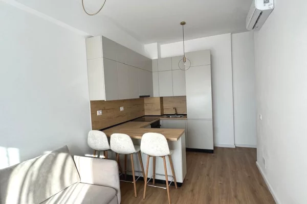 Shtepi me qera Apartament ne Tirane, 1+1, Mobilimi E mobiluar, Pagesa 45,000  Leke.