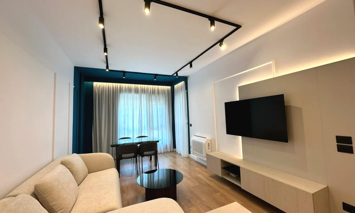 Shtepi me qera Apartament ne Tirane, 1+1, Mobilimi E mobiluar, Pagesa 80,000  Leke.