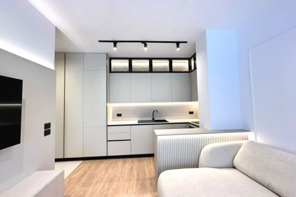 Shtepi me qera Apartament ne Tirane, 1+1, Mobilimi E mobiluar, Pagesa 80,000  Leke.