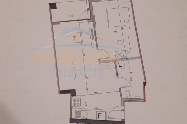Shtepi ne shitje Apartament ne Tirane, 1+1, Mobilimi Bosh, pa mobiluar, Pagesa 175,000  Euro.