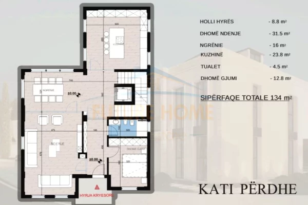 Villa di lusso in vendita a Tirana 4+1, Vuoto