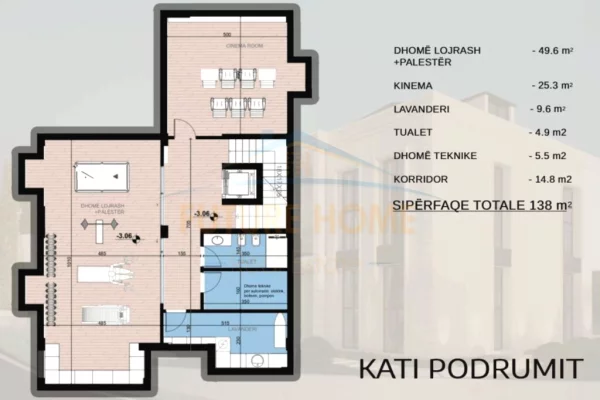 Villa di lusso in vendita a Tirana 4+1, Vuoto