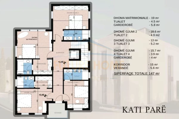 Villa di lusso in vendita a Tirana 4+1, Vuoto