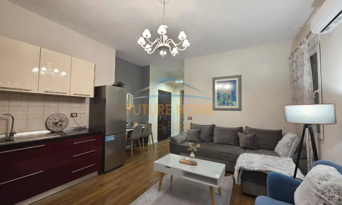 Shtepi me qera Apartament ne Tirane, 1+1, Mobilimi E mobiluar, Pagesa 700  Euro.