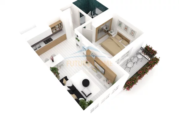 Casa in vendita 1+1 a Tirana - 140,000 Euro