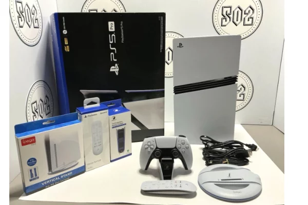 Sony PlayStation 5 Pro Digital PS5 2TB White Full Combo Console 