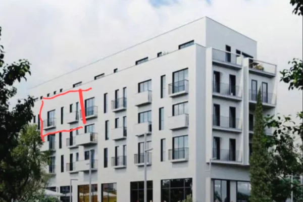 Shtepi ne shitje Apartament ne Tirane, 1+1, Mobilimi Bosh, pa mobiluar, Pagesa 117,000  Euro.