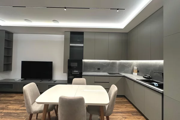 Shtepi me qera Apartament ne Tirane, 1+1, Mobilimi E mobiluar, Pagesa 1,300  Euro.