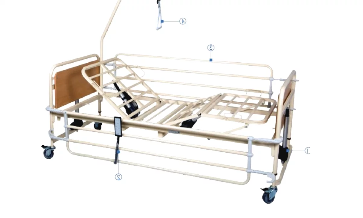 ⚡ Krevat Spitalor Full Elektrik me Pult & Dyshek – Vitalab.al (Ortho1).