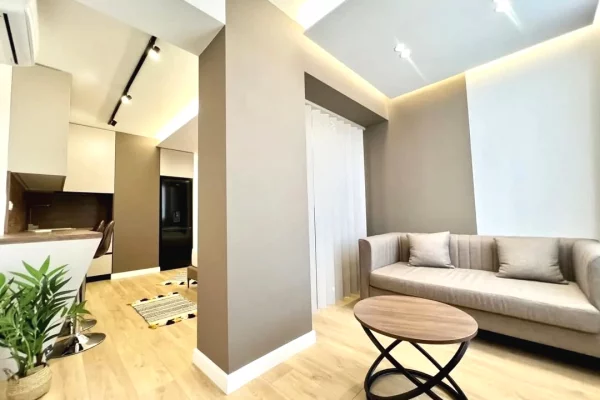 Shtepi ne shitje Apartament ne Tirane, 1+1, Mobilimi E mobiluar, Pagesa 350,000  Euro.