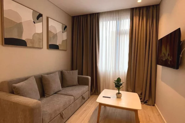 Shtepi ne shitje Apartament ne Tirane, 1+1, Mobilimi E mobiluar, Pagesa 399,000  Euro.