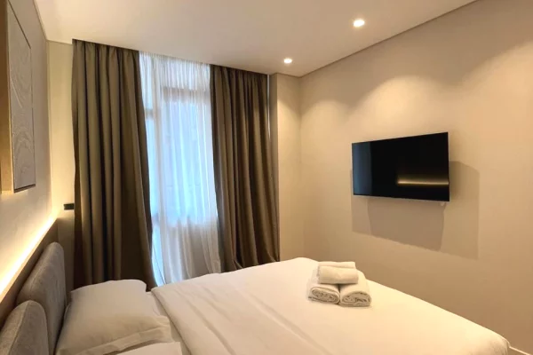 Shtepi ne shitje Apartament ne Tirane, 1+1, Mobilimi E mobiluar, Pagesa 399,000  Euro.