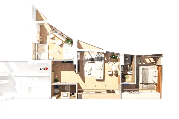 Casa in vendita 2+1 a Tirana - 197,000 Euro