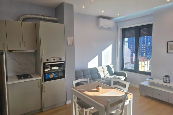 Shtepi me qera Apartament ne Tirane, 1+1, Mobilimi E mobiluar, Pagesa 65,000  Leke.