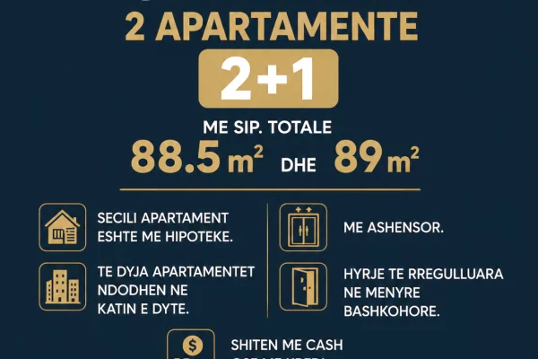Shtepi ne shitje 2+1 ne Tirane - 12,900,000 Leke