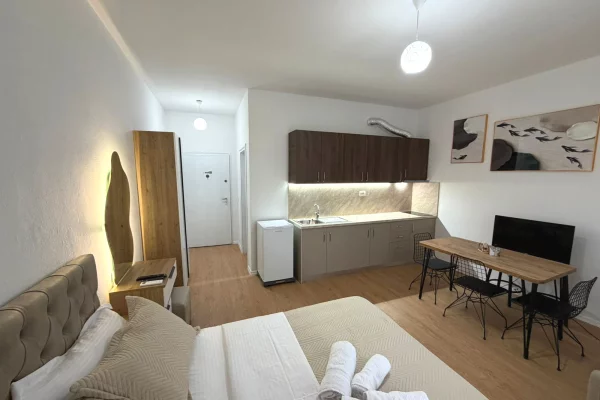 Shtepi me qera Apartament ne Durres, Garsoniere, Mobilimi E mobiluar, Pagesa 30,000  Leke.