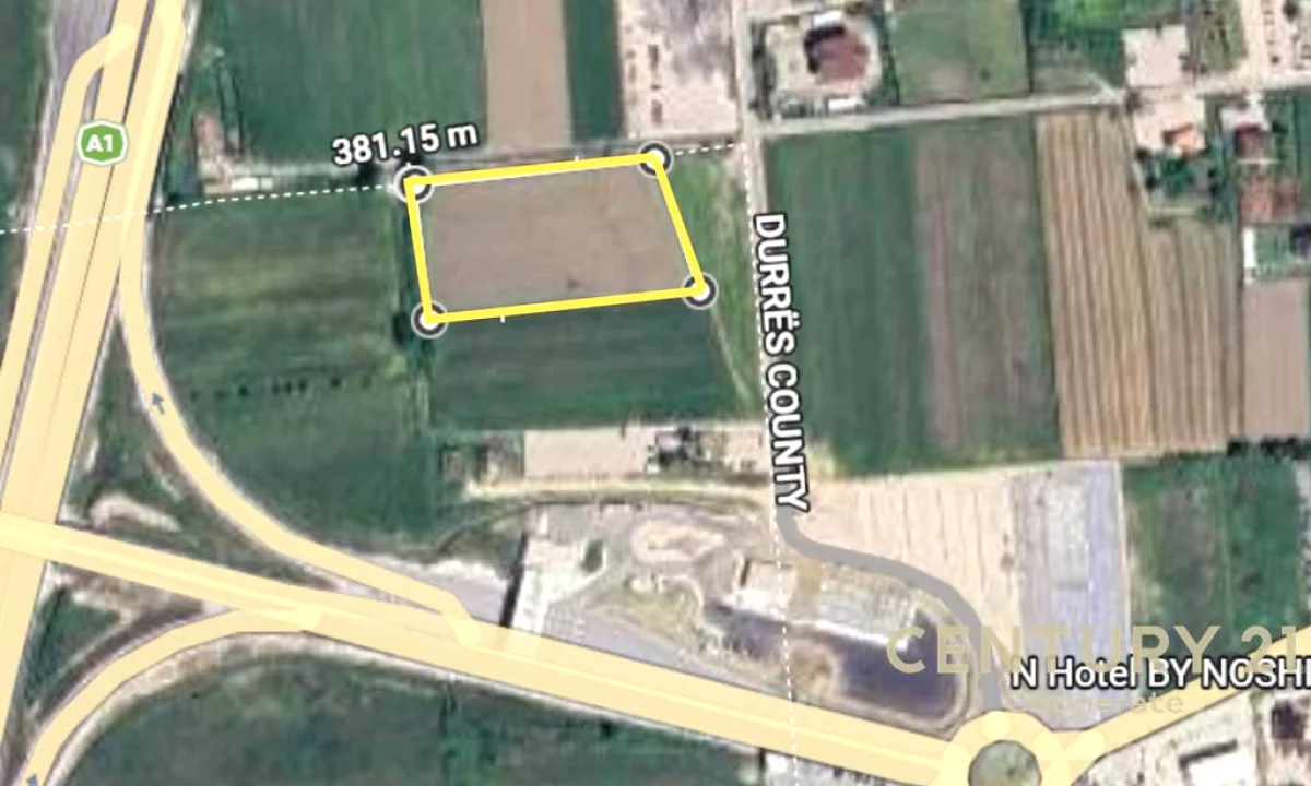 OKAZION! SHESIM TOKE 8,300 m2, PRANE AEROPORTIT TE RINASIT 1,100,000 Euro