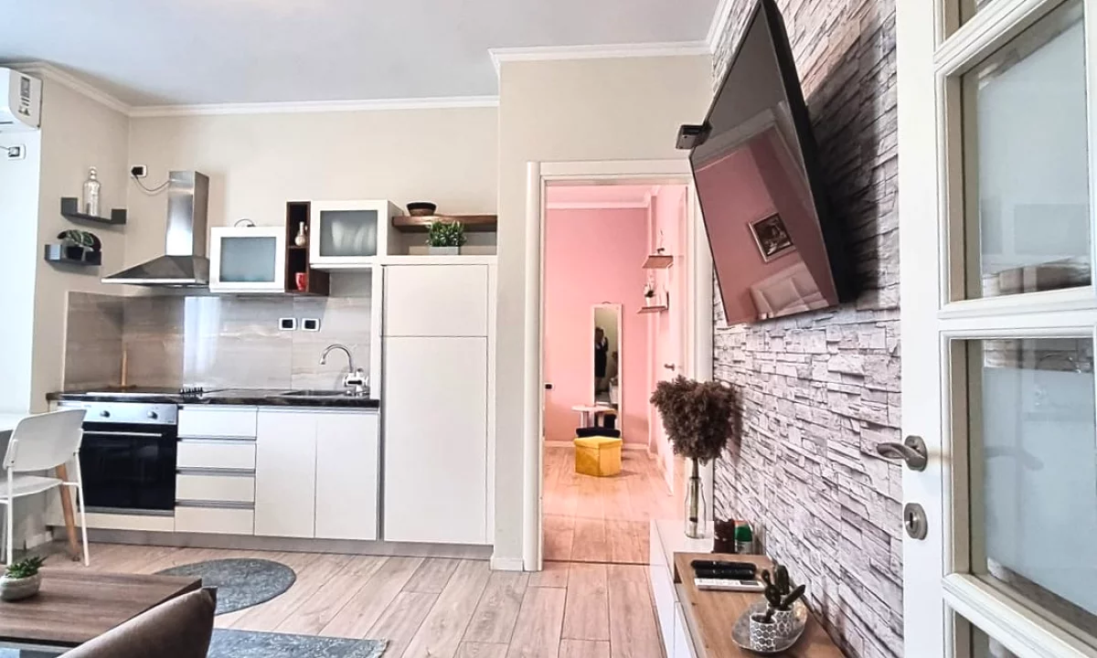 Shtepi ne shitje Apartament ne Tirane, 1+1, Mobilimi E mobiluar, Pagesa 195,000  Euro.