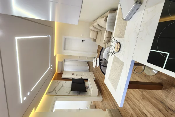 Shtepi me qera Apartament ne Tirane, 1+1, Mobilimi E mobiluar, Pagesa 60,000  Leke.