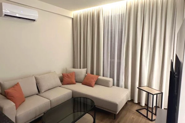 Shtepi me qera Apartament ne Tirane, 1+1, Mobilimi E mobiluar, Pagesa 45,000  Leke.