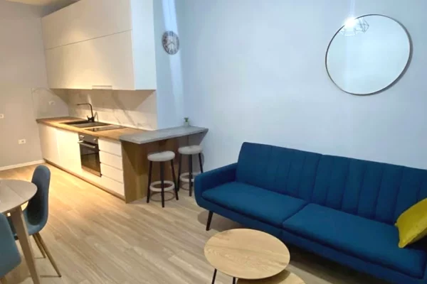 Shtepi me qera Apartament ne Tirane, 1+1, Mobilimi E mobiluar, Pagesa 55,000  Leke.