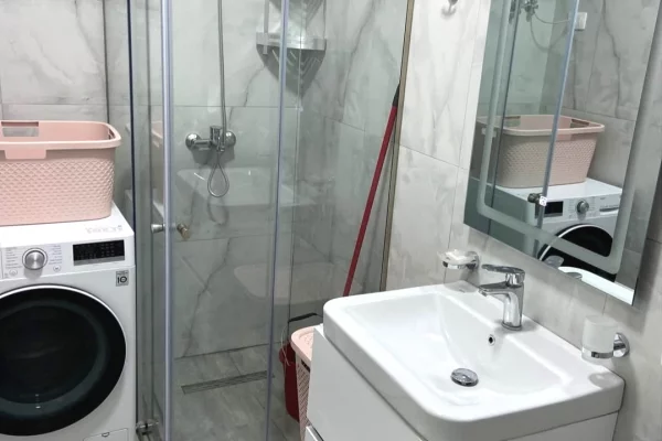 Shtepi me qera Apartament ne Tirane, 1+1, Mobilimi E mobiluar, Pagesa 55,000  Leke.