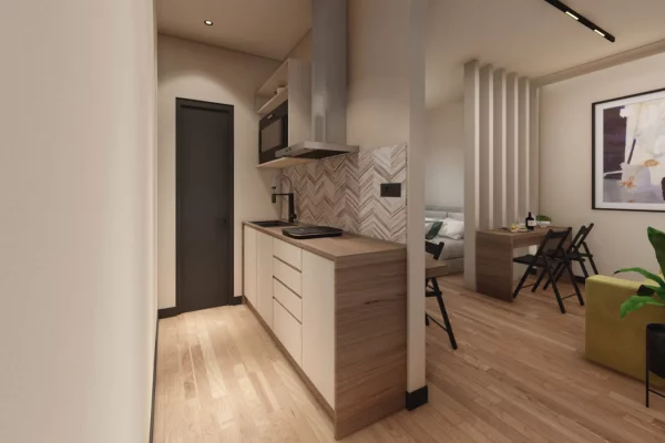 Shtepi ne shitje Apartament ne Tirane, Garsoniere, Mobilimi E mobiluar, Pagesa 110,000  Euro.