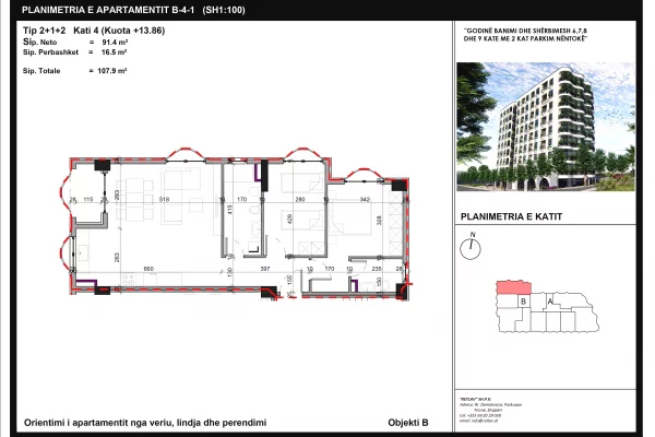 Casa in vendita 2+1 a Tirana - 140,000 Euro