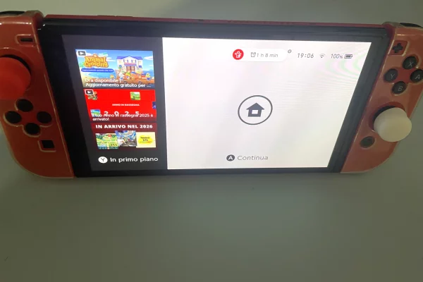 🔥 OKAZION: NINTENDO SWITCH OLED MARIO RED + CUSTODIA HEYSTOP + 4 LOJERA