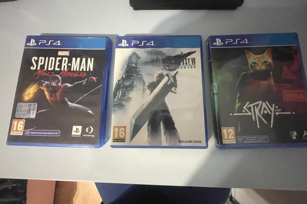 Lojra PS4 Top! Miles Morales + Stray + FFVII - Okazion