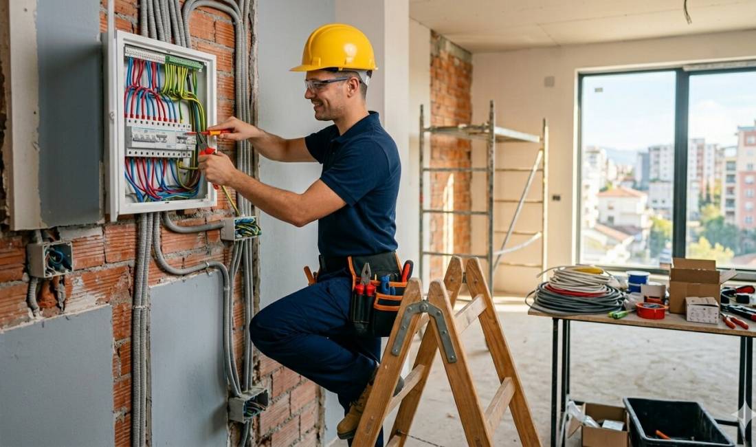 Job Offers in Tirana, Profession Ndihmes elektricist , No Experience, Payment 65,000  Leke.