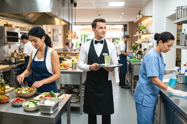 Njoftime Pune per Sallatiere, Kamarier Restoranti , Sanitare ne Himare