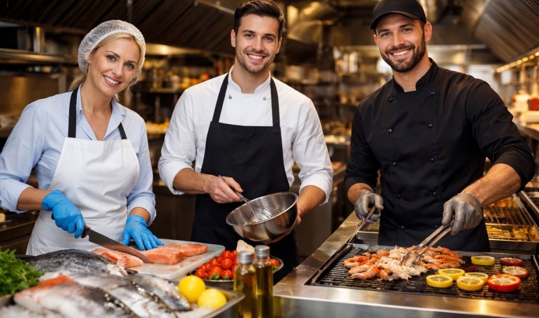 Njoftime Pune ne Tirane, Profesioni Ndihmës/e Kuzhine  Zgarist & Pastruese Peshku , Fillestar/Pak eksperience, Pagesa Me Marreveshje.