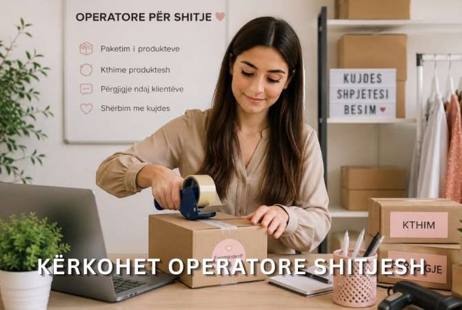Njoftime Pune per Punonjese per komunikim me klientet ne rrjetet sociale! ne Tirane
