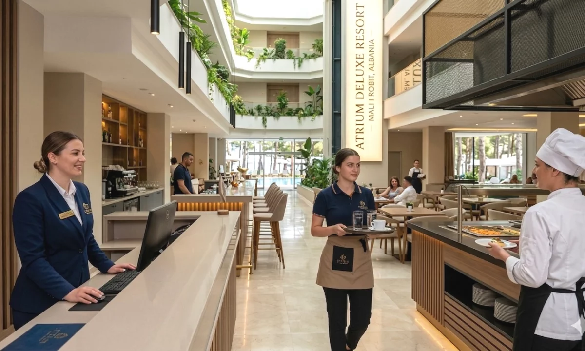 Njoftime Pune ne Kavaje, Profesioni Recepsionist, Lavapjatese, Sanitare, Kuzhinier/e, Kamarier, Nd. Kamarier/e , Fillestar/Pak eksperience, Pagesa Me Marreveshje.