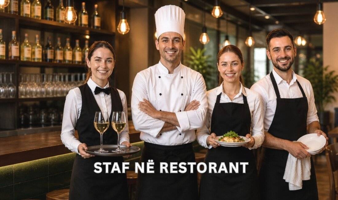 Njoftime Pune ne Tirane, Profesioni 🍽️ Kamarier/e 👨‍🍳 Kuzhinier/e 👩‍🍳 Ndihmes Kuzhinier/e 🧼 Pjatalarese , Fillestar/Pak eksperience, Pagesa Me Marreveshje.