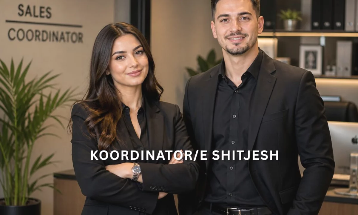 Njoftime Pune ne Tirane, Profesioni Koordinator/e shitjesh , Fillestar/Pak eksperience, Pagesa Me Marreveshje.
